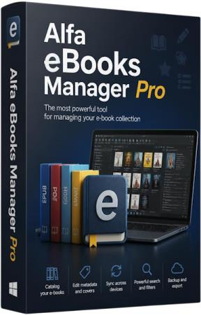 Alfa eBooks Manager Pro / Web 9.4.64.1 + Portable [Multi/Rus]