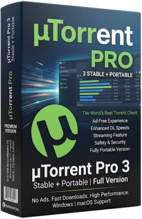 µTorrent Pro 3.6.0 Build 47390 Stable + Portable [Multi/Rus]