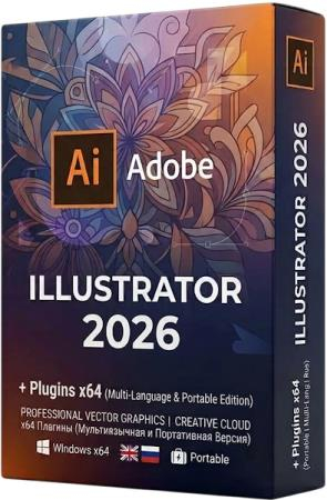 Adobe Illustrator 2026 30.8.2.7 + Plug-ins Portable [Multi/Rus]