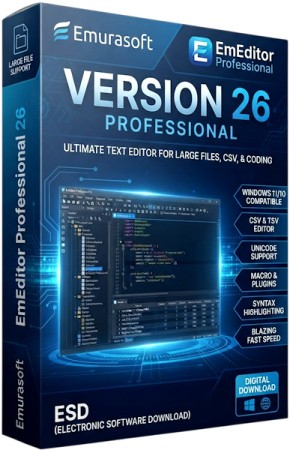 Emurasoft EmEditor Professional 26.3.0 + Portable [Multi/Rus]