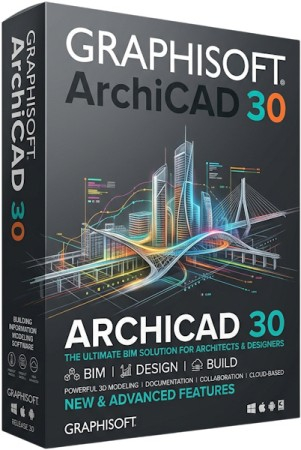 GRAPHISOFT ArchiCAD 30.0.0 Build 3001 (RUS/ENG)