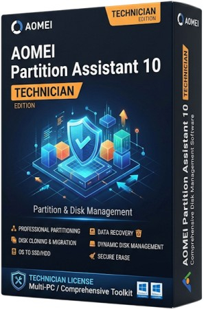 AOMEI Partition Assistant Technician 10.12.2 + Portable [Multi/Rus]