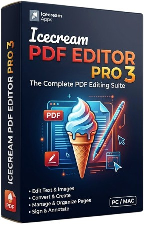 Icecream PDF Editor Pro 3.34 + Portable [Multi/Rus]