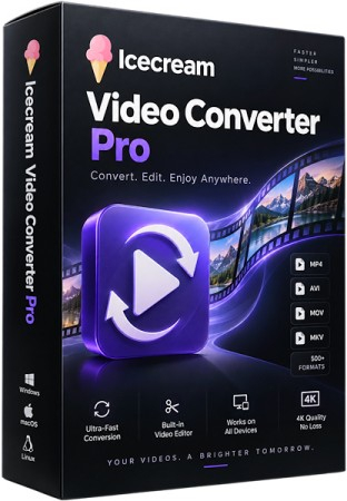Icecream Video Converter Pro 1.50 + Portable [Multi/Rus]
