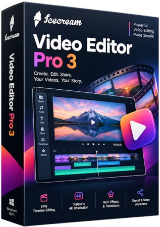 Icecream Video Editor Pro 3.27 + Portable [Multi/Rus]