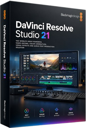 DaVinci Resolve Studio 21.1.2 Build 10 Portable by 7997 [Multi/Rus]