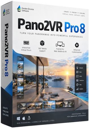 Pano2VR Pro 8.0.10 + Portable [Multi/Rus]