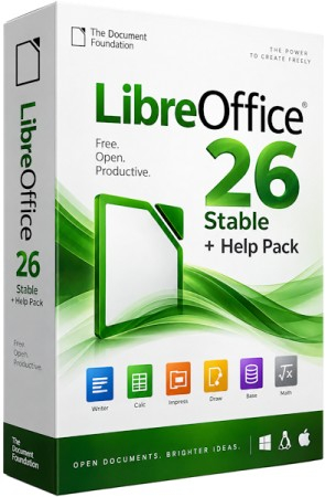 LibreOffice 26.8.2 Stable + Help Pack + Portable [Rus/2026]